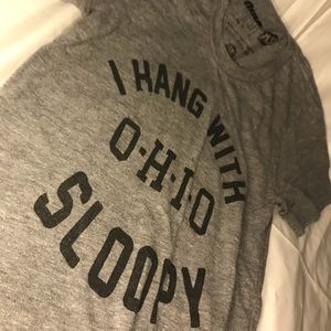 “i hang with sloopy” ohio state tee